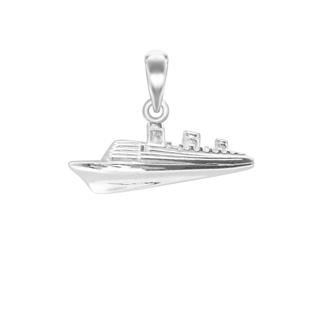 Small Ship Charm (15 x 20mm)