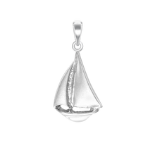Load image into Gallery viewer, Sailboat Charm (26 x 13mm)
