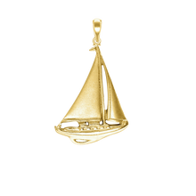 Load image into Gallery viewer, Large Sailboat Charm (44 x 26mm)
