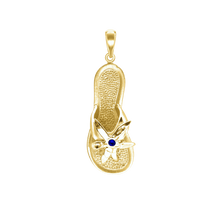Load image into Gallery viewer, Flip Flop with Flower Charm (41 x 14mm)

