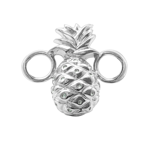 Pineapple Bracelet Top in Sterling Silver (28 x 25mm)