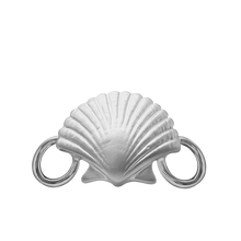 Load image into Gallery viewer, Scallop Shell Bracelet Top in Sterling Silver (29 x 18mm)
