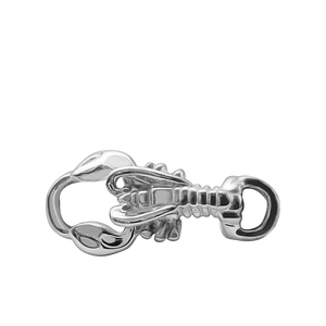 Small Lobster Bracelet Top in Sterling Silver (27 x 12mm)