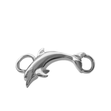 Load image into Gallery viewer, Dolphin Bracelet Top in Sterling Silver (31 x 17mm)
