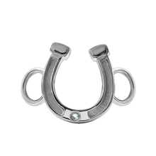 Load image into Gallery viewer, Horseshoe Bracelet Top in Sterling Silver (27 x 19mm)
