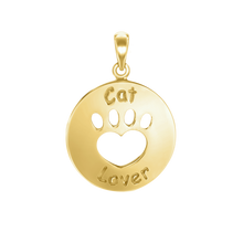 Load image into Gallery viewer, Cat Lover Charm (27 x 19 mm)
