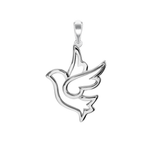 Load image into Gallery viewer, Dove Outline Charm (33 x 20mm)
