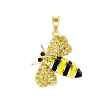 Load image into Gallery viewer, Bumblebee Charm (28 x 20 mm)
