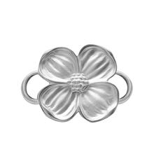 Load image into Gallery viewer, Dogwood Flower Bracelet Top in Sterling Silver (27 x 19mm)
