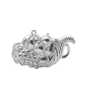 Cornucopia Bracelet Top in Sterling Silver (33 x 18mm)