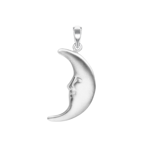 Half Moon with Face Charm (29 x 13mm)