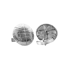 Load image into Gallery viewer, Baseball Cuff Links in Sterling Silver (29 x 21mm)
