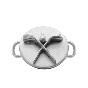 Golf Clubs Bracelet Top in Sterling Silver (30 x 22mm)