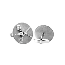 Load image into Gallery viewer, Golf Clubs Cuff Links in Sterling Silver (32 x 22mm)
