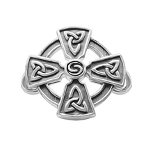 Load image into Gallery viewer, Celtic Cross Bracelet Top in Sterling Silver (28 x 26mm)
