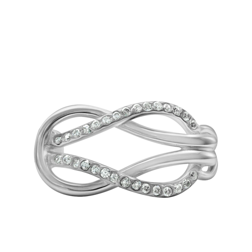 Square Knot Bracelet Top in Sterling Silver (28 x 14mm)
