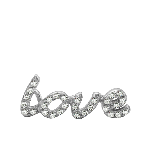 Love Bracelet Top in Sterling Silver (30 x 12mm)