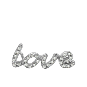 Love Bracelet Top in Sterling Silver (30 x 12mm)