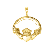 Load image into Gallery viewer, Large Claddagh Charm (35 x 30mm)
