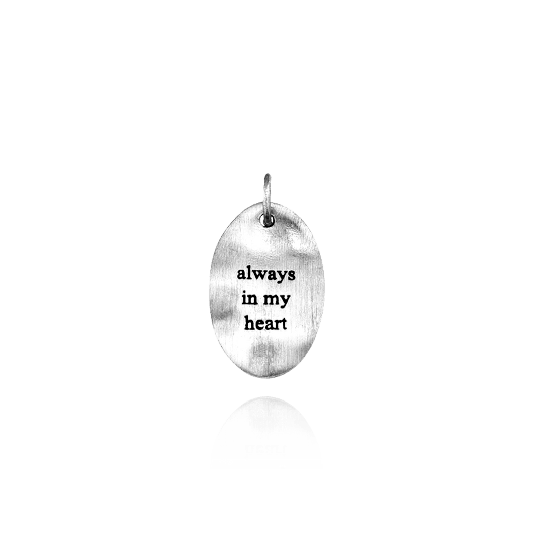 Always in My Heart Charm (21 x 12mm)