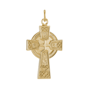 ITI NYC Fancy Celtic Cross Pendant in Sterling Silver