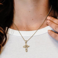 Load image into Gallery viewer, ITI NYC Byzantine Double-Sided Cross and Crucifix Pendant in Sterling Silver
