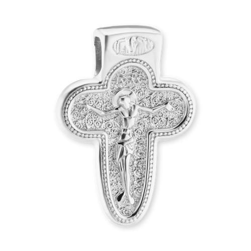 ITI NYC Byzantine Crucifix Pendant in Sterling Silver