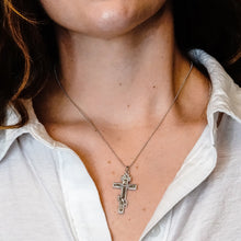 Load image into Gallery viewer, ITI NYC Orthodox Cross Pendant in Sterling Silver
