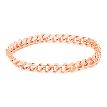 Load image into Gallery viewer, Bowery Curb Chain Ring in 14K Rose Gold
