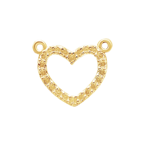Heart Mounting in 14K Gold