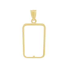 Load image into Gallery viewer, Plain Credit Suisse Coin Frame in 14K Gold
