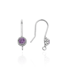 Load image into Gallery viewer, ITI NYC Ear Wires (.027&quot; with 4mm CZ Included)
