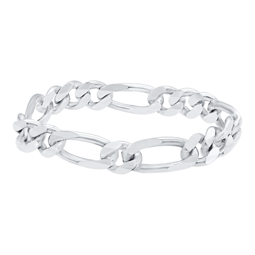 Fulton St. Figaro Chain Ring in Sterling Silver