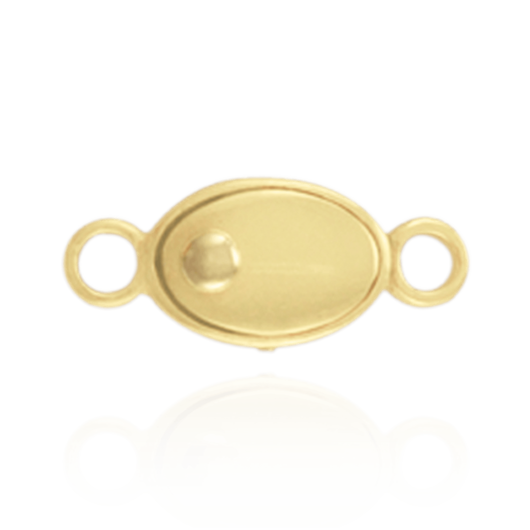 ITI NYC Oval Single Strand Pearl Clasps (13.5 mm)