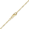Atlantic Ave. Alternating Bead Anklet in 14K Yellow Gold