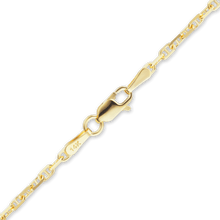Load image into Gallery viewer, Arthur Ave. Anchor Chain Anklet in 14K Yellow Gold
