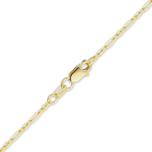 Load image into Gallery viewer, FiDi Figaro Cable Anklet in 14K Yellow Gold
