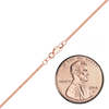 Chelsea Cable Anklet in 18K Rose Gold