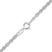 Load image into Gallery viewer, Manhattan Rope Chain Necklace in 14K White Gold
