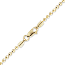 Load image into Gallery viewer, Broadway Bead Anklet in 18K Yellow Gold

