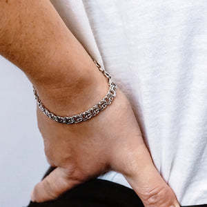 Grand St. Garibaldi Chain Bracelet in Sterling Silver