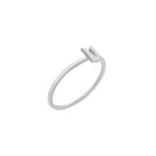Load image into Gallery viewer, Gothic Initial Ring in Sterling Silver
