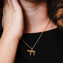 Load image into Gallery viewer, ITI NYC Chai Pendant in 14K Gold
