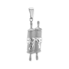 Load image into Gallery viewer, ITI NYC Torah Specialty Pendant in Sterling Silver
