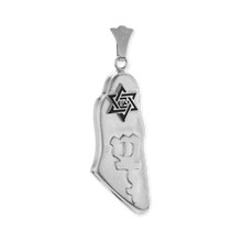 Load image into Gallery viewer, ITI NYC Map of Israel Specialty Pendant in Sterling Silver
