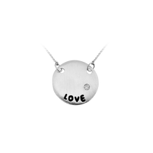 Load image into Gallery viewer, Love Dome Necklace in Sterling Silver (15 x 15mm)
