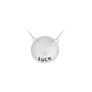 Luck Necklace in Sterling Silver (16 x 16mm)
