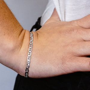 Madison Ave. Mariner Chain Bracelet in Sterling Silver