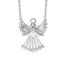 Load image into Gallery viewer, Angel Necklace in Sterling Silver (18 x 14mm)
