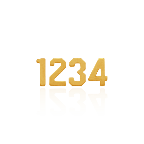 ITI NYC Basic Numbers (4.7mm) (Semi-Polished)